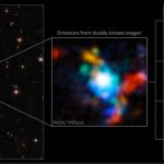 Early universe imagery shows merging galaxies