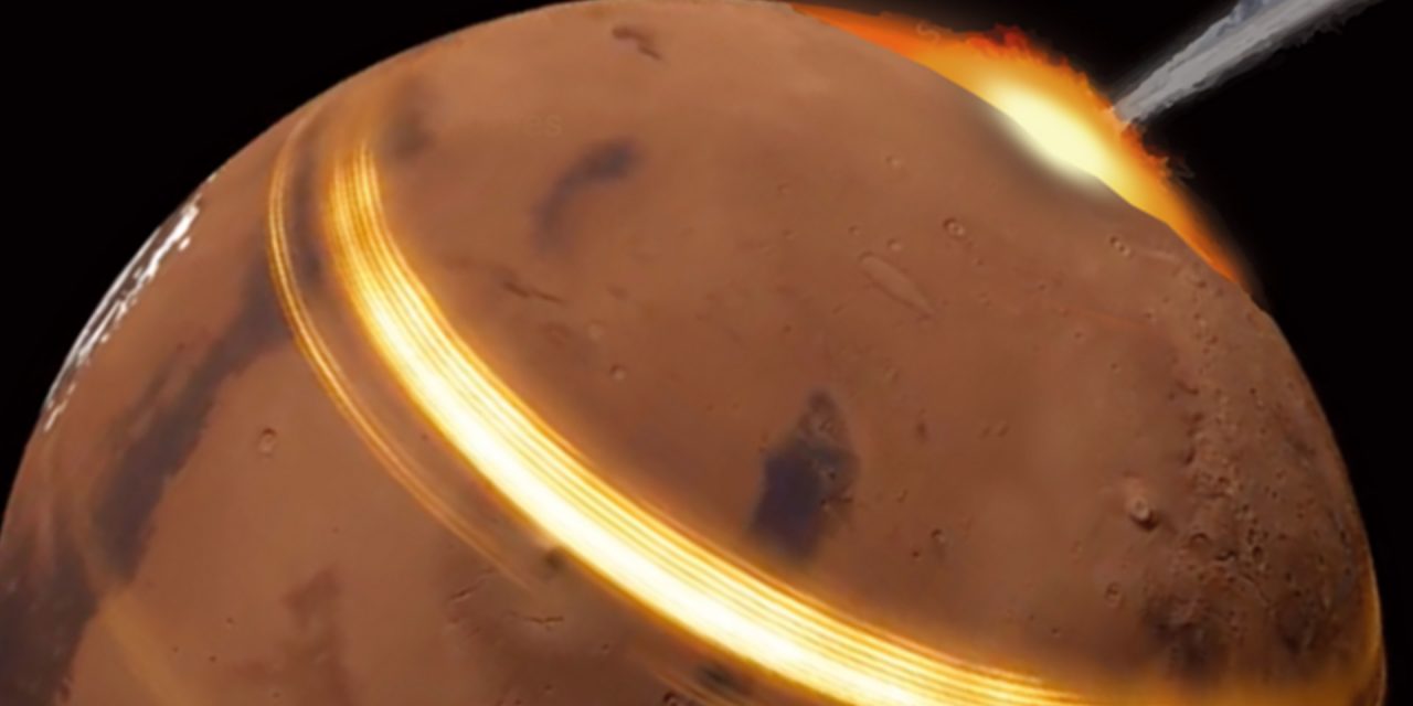 Meteor strike on Mars offers insight into planet’s crust